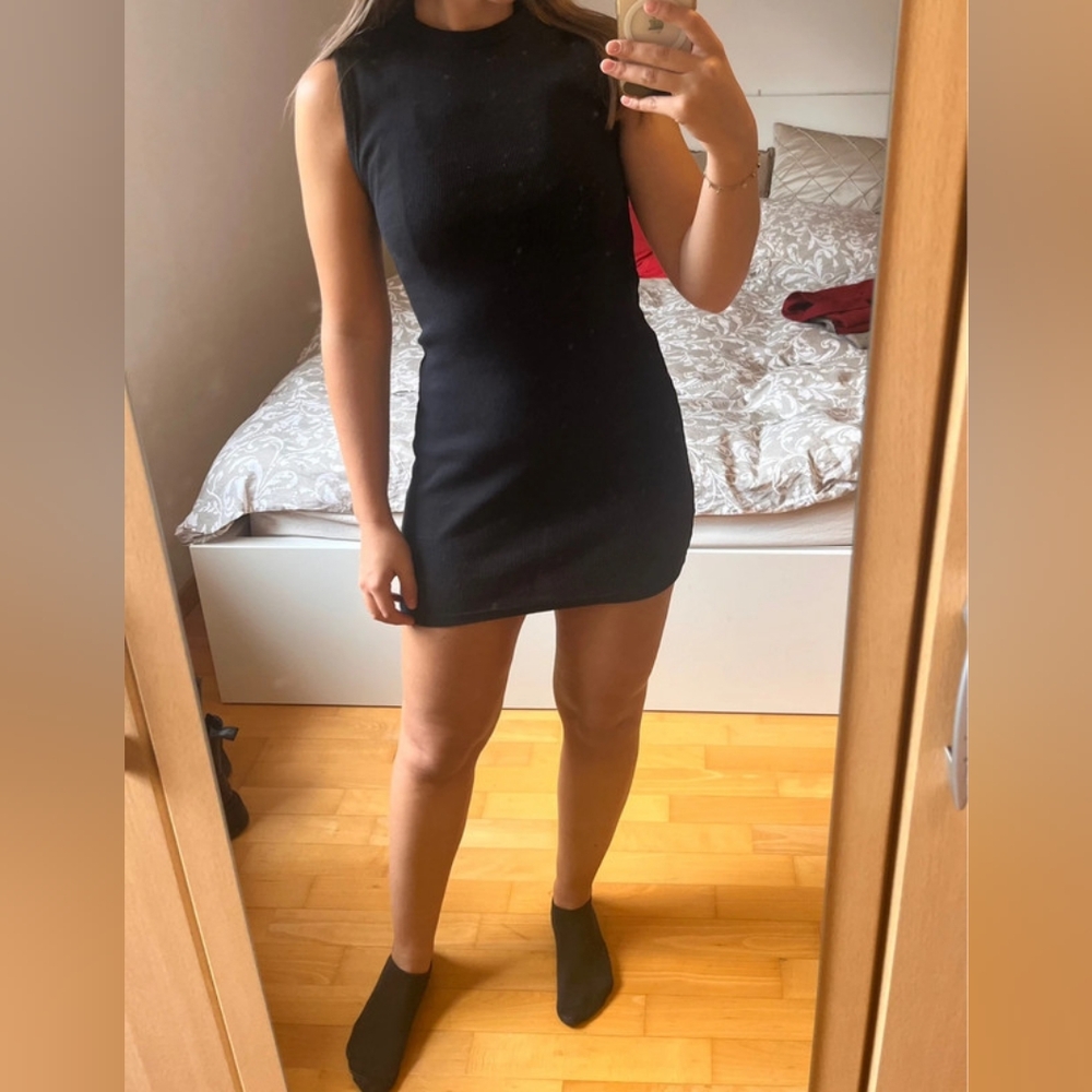 Pull&Bear Black Mini Dress